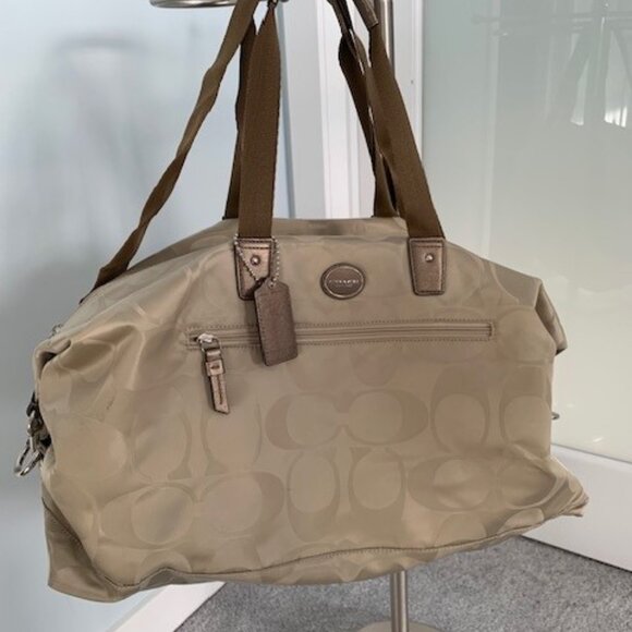 Coach Getaway Signature Nylon Packable Weekender Totebag - Picture 4 of 9